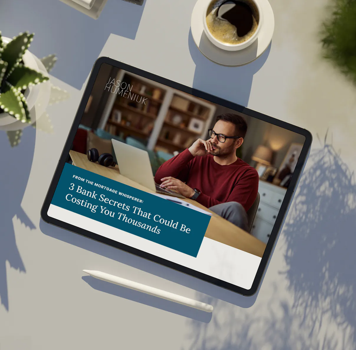 PDF on a tablet computer